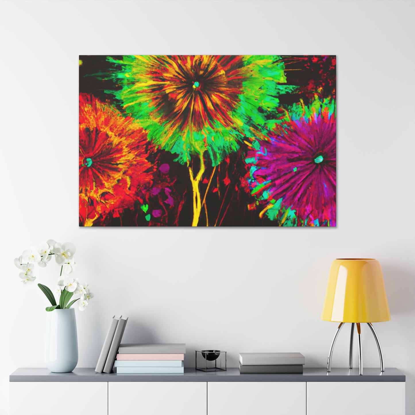 Radiant Blooms. - Canvas