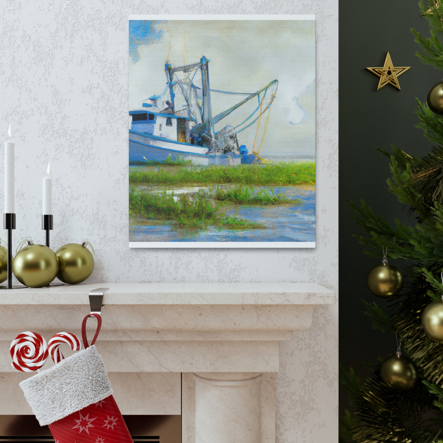 Marshy Seafarer Dream. - Canvas
