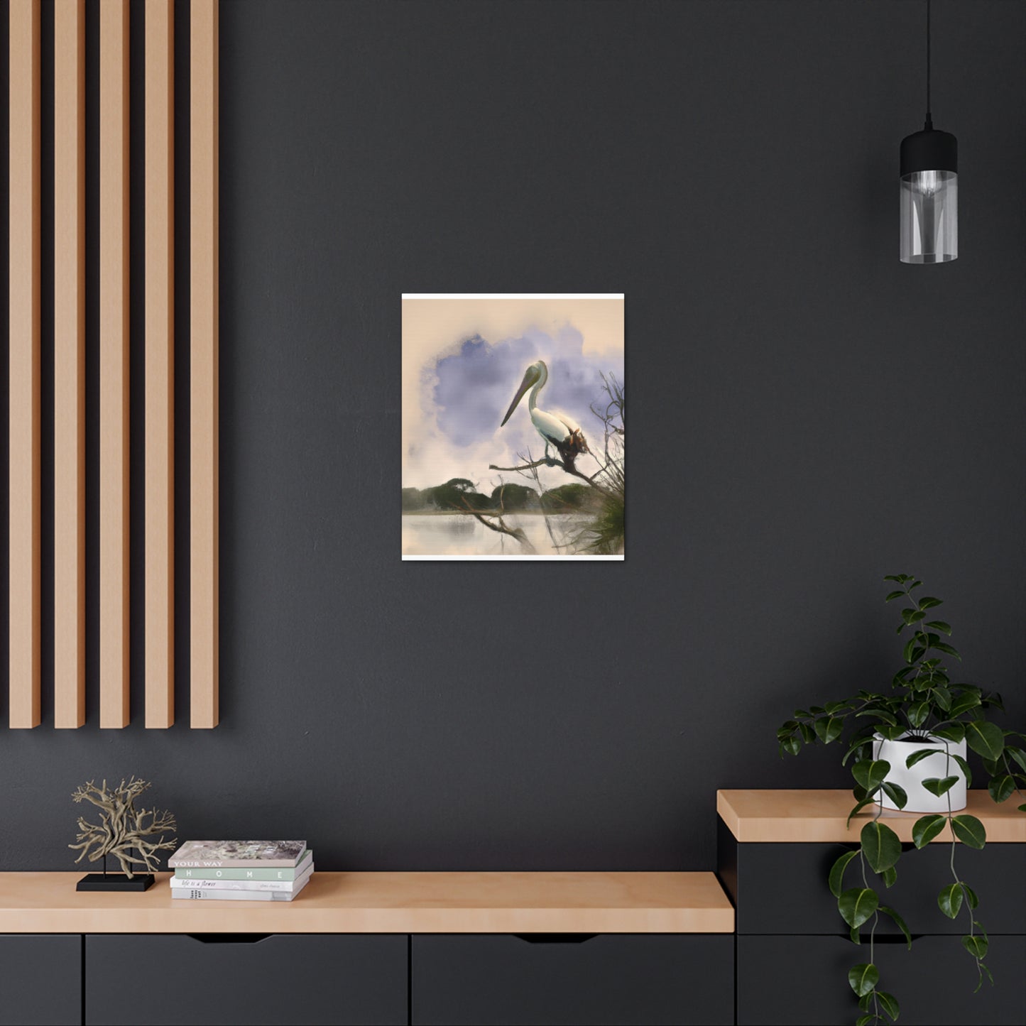"Aquatic Pelican Dream" - Canvas