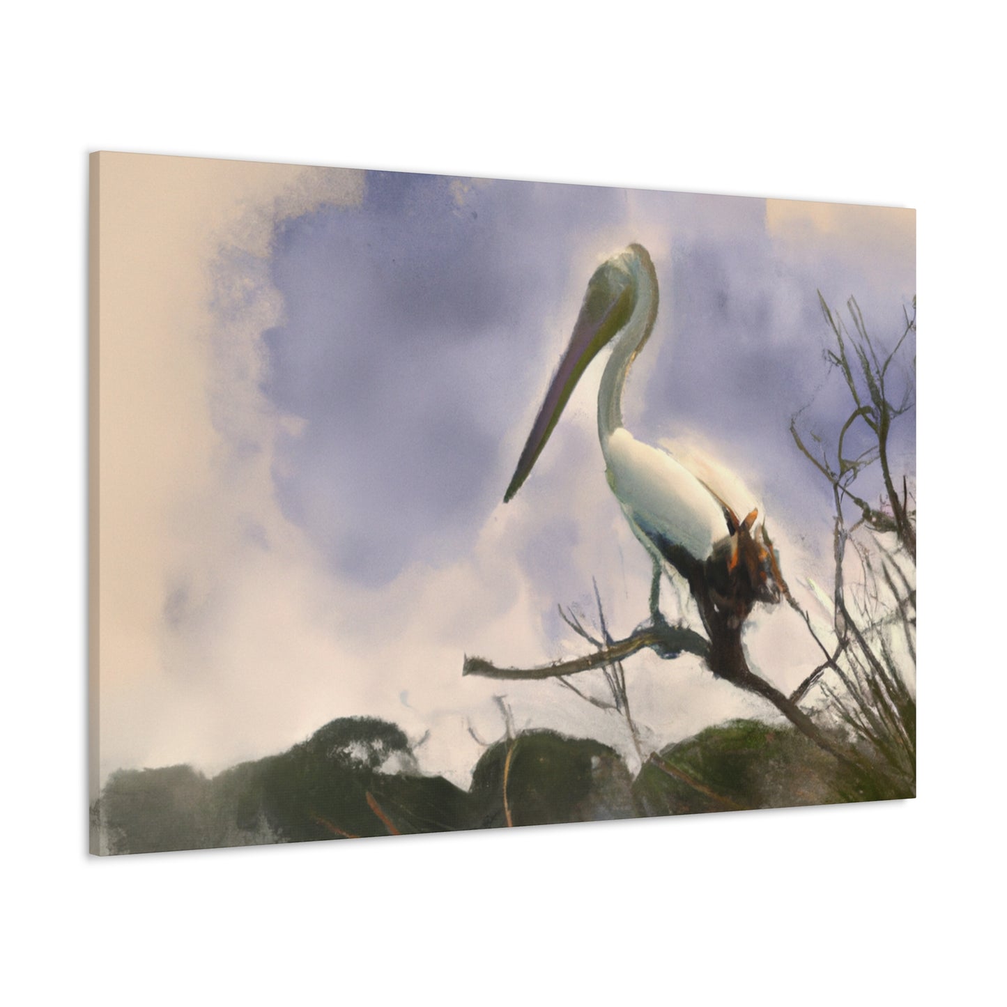 "Aquatic Pelican Dream" - Canvas