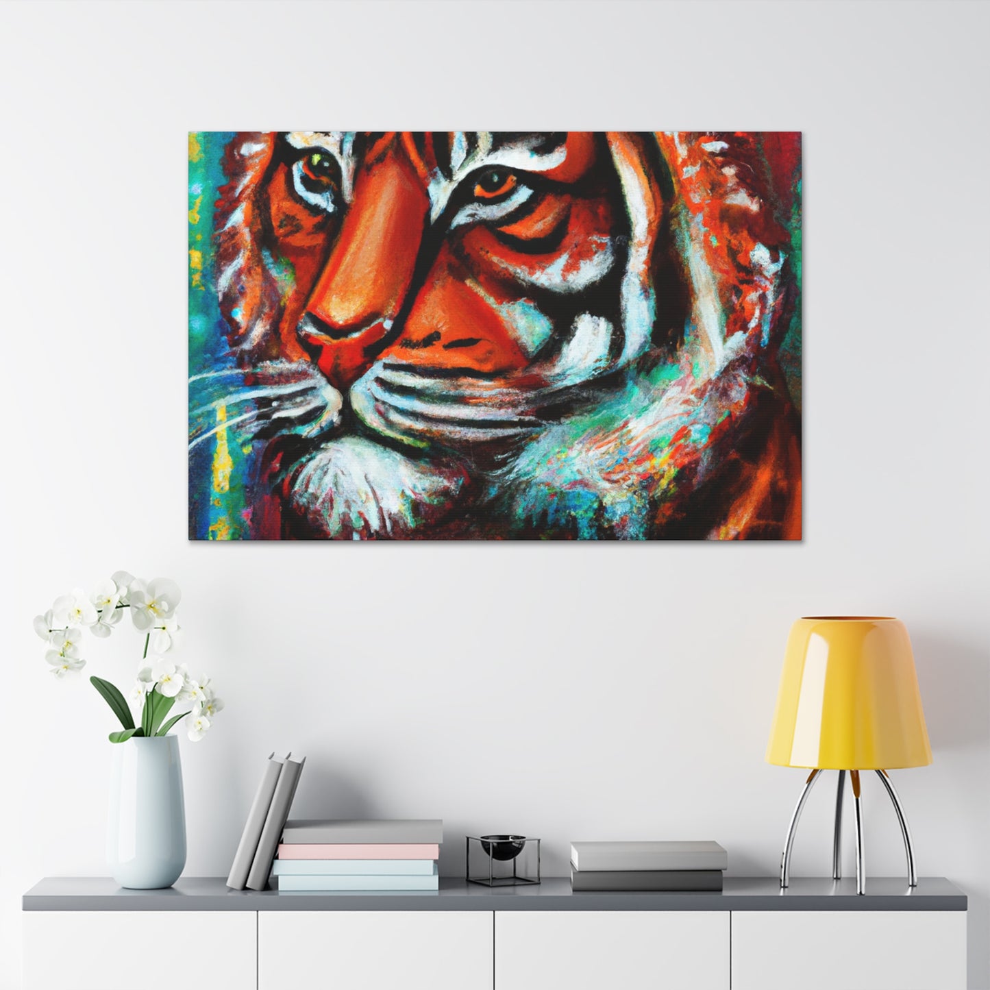 Tiger Radiance. - Canvas