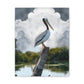 Marshy Pelican Sky. - Canvas