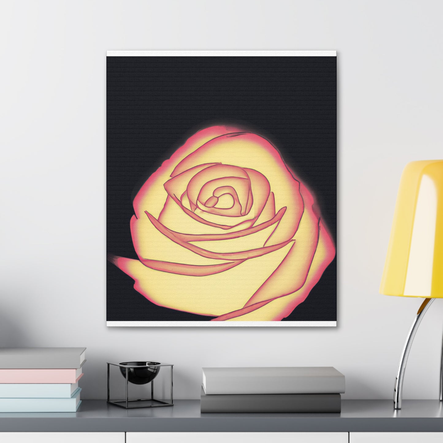 Abstract Rose Bloom. - Canvas
