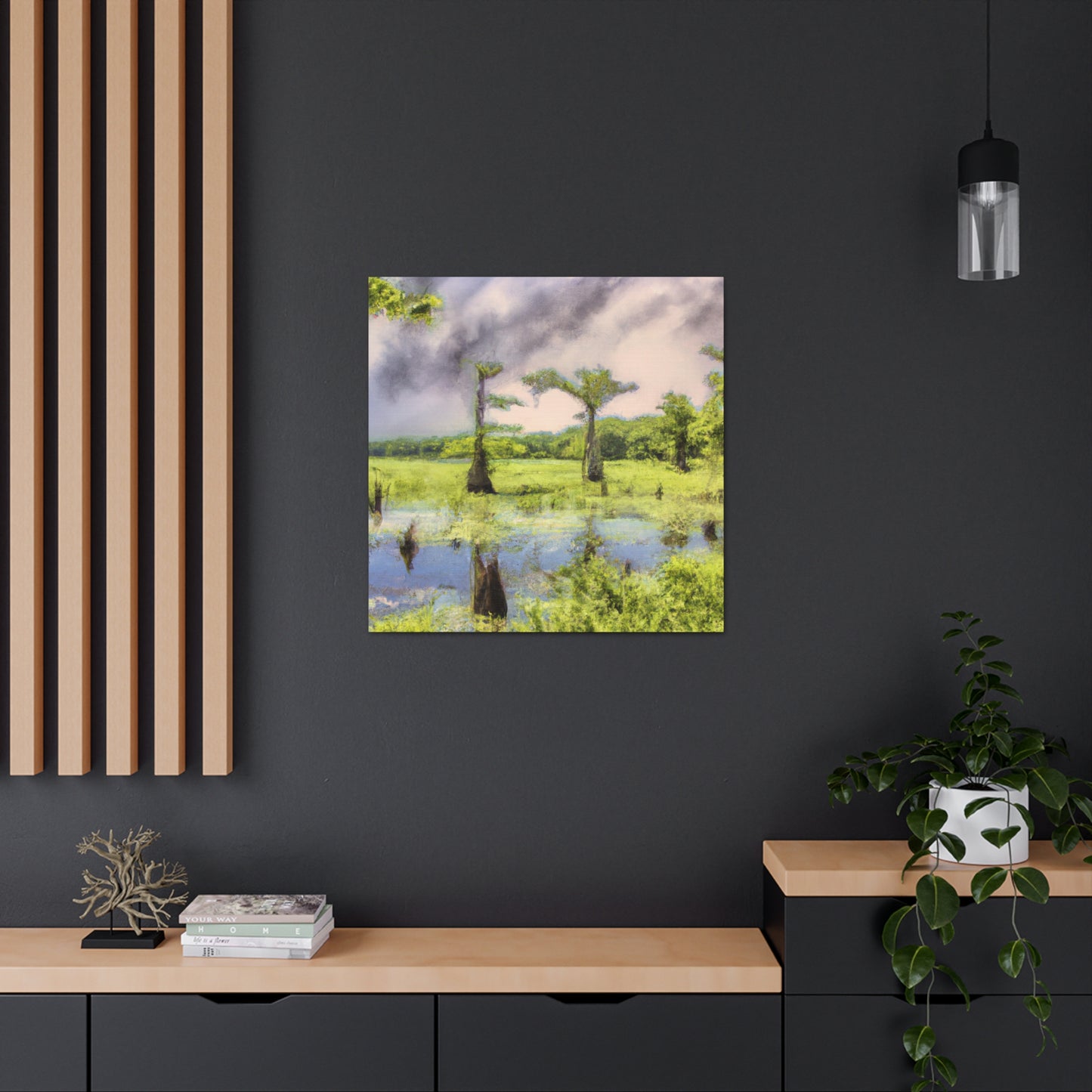Dreamy Cypress Eden - Canvas