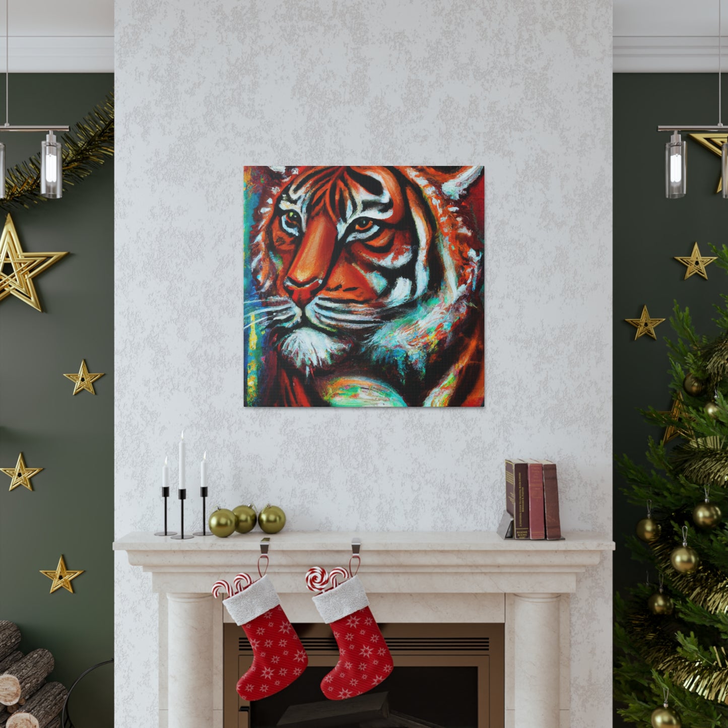 Tiger Radiance. - Canvas
