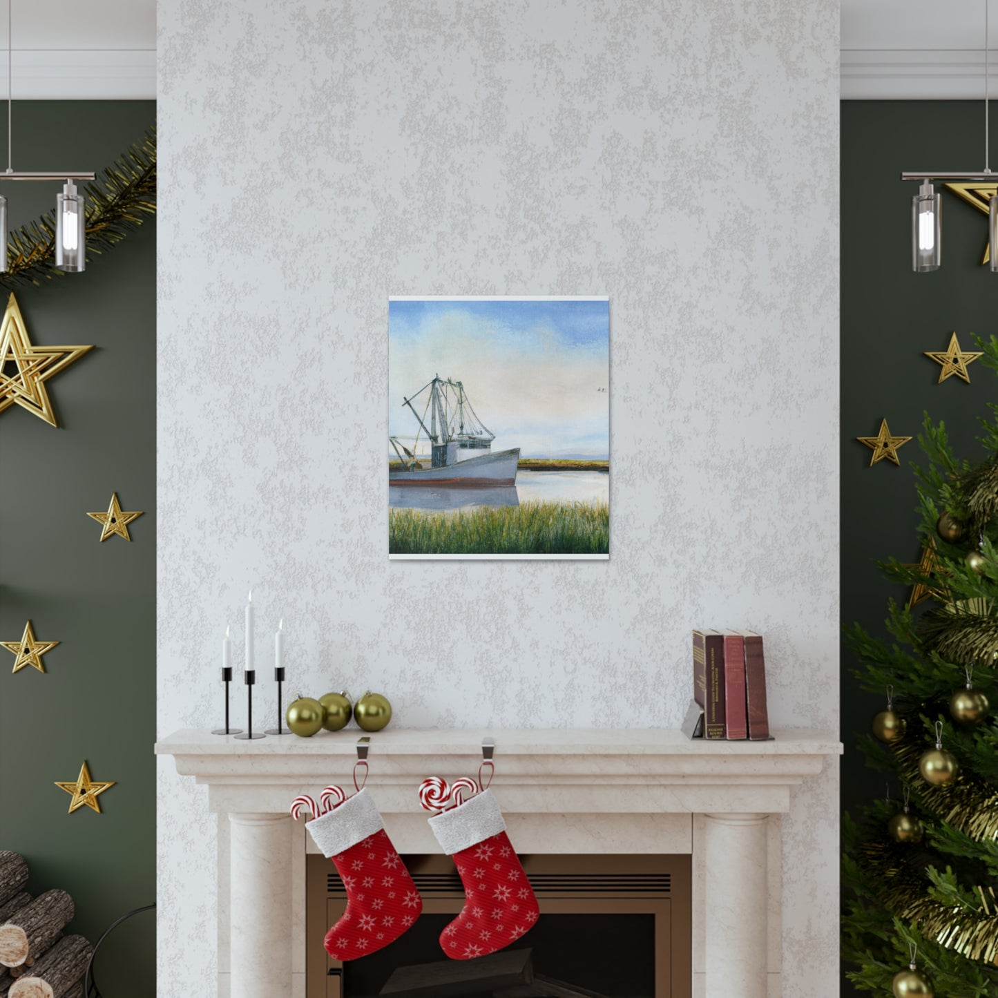 Skylit Shrimpings. - Canvas