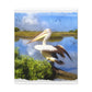 Mystic Marsh Pelican - Canvas