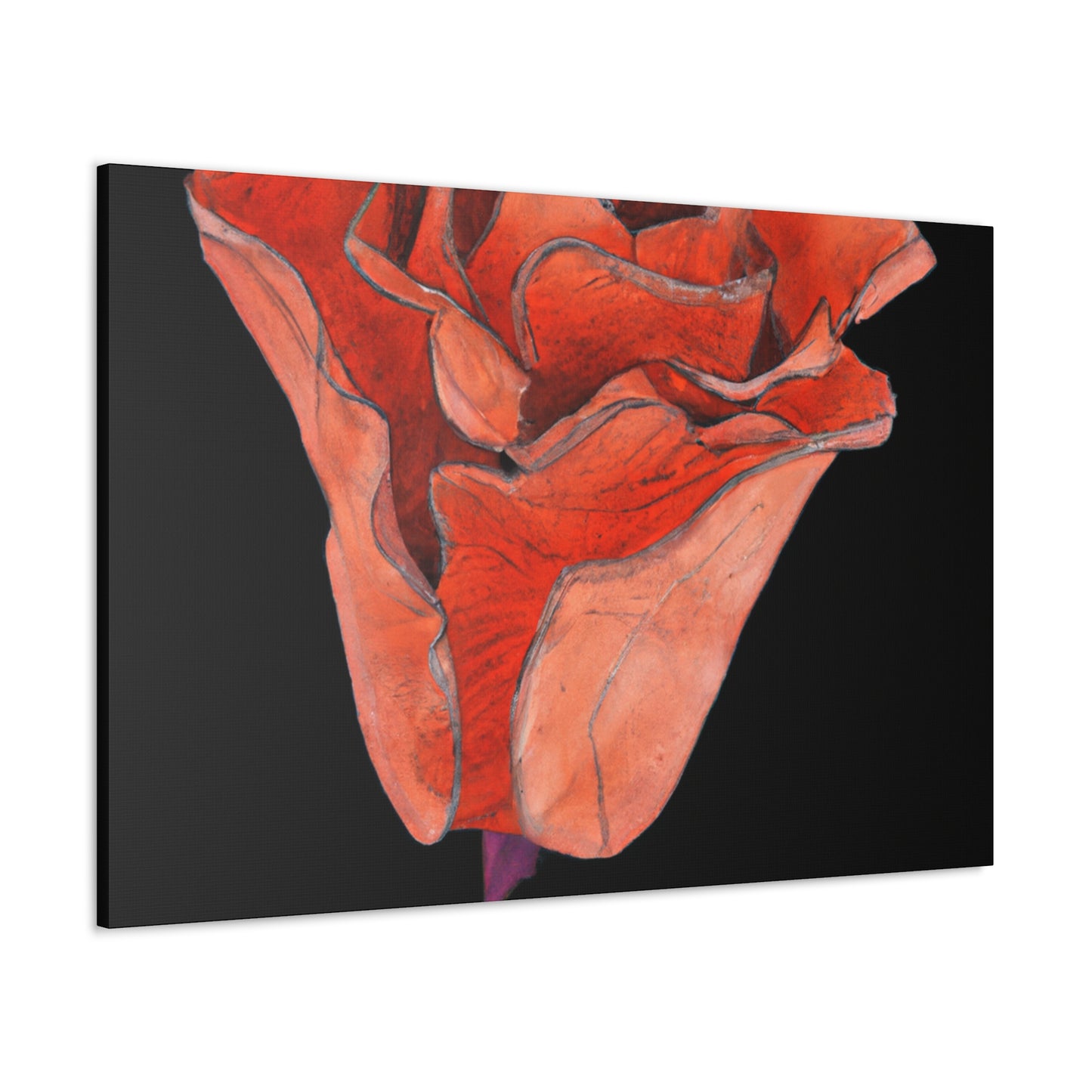 Abstract Blush Bloom - Canvas