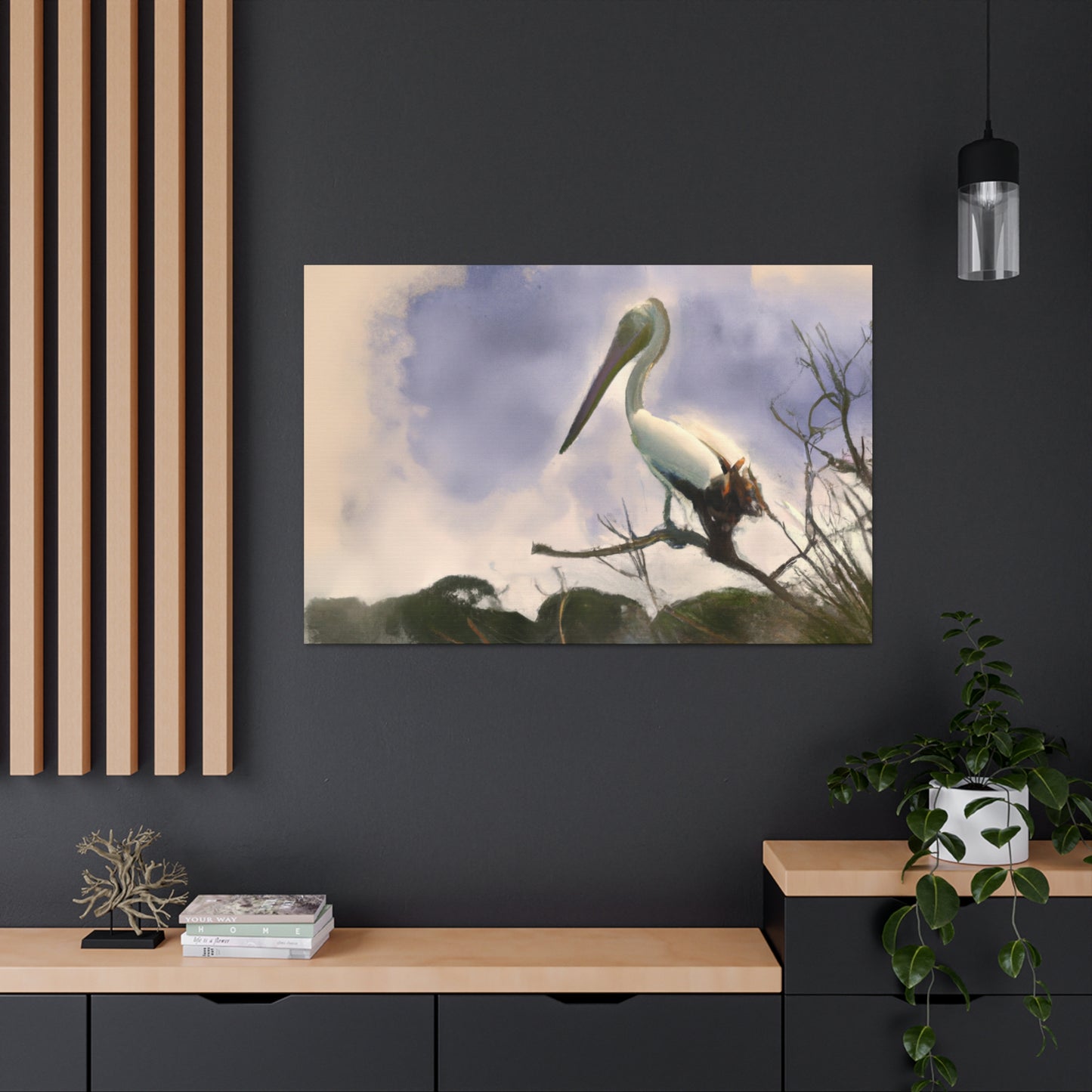 "Aquatic Pelican Dream" - Canvas