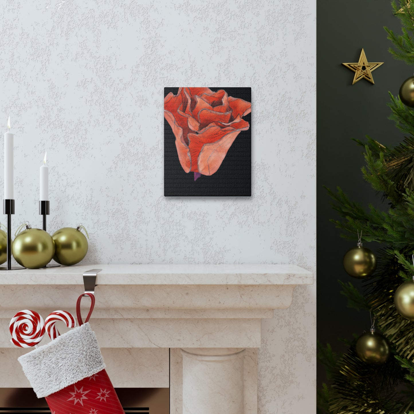 Abstract Blush Bloom - Canvas