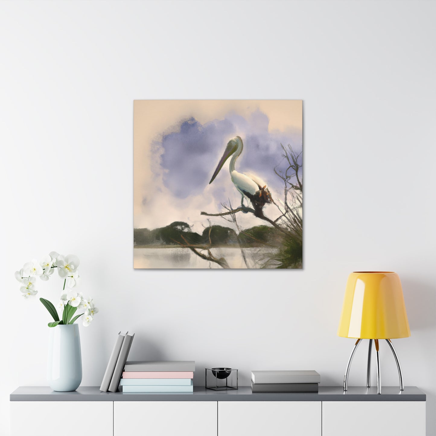 "Aquatic Pelican Dream" - Canvas