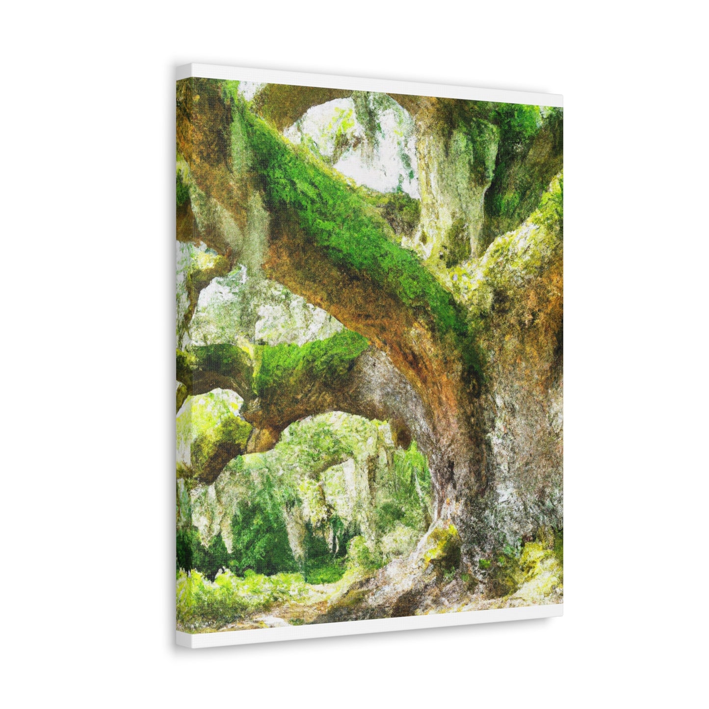 Vibrant Oak Harmony - Canvas