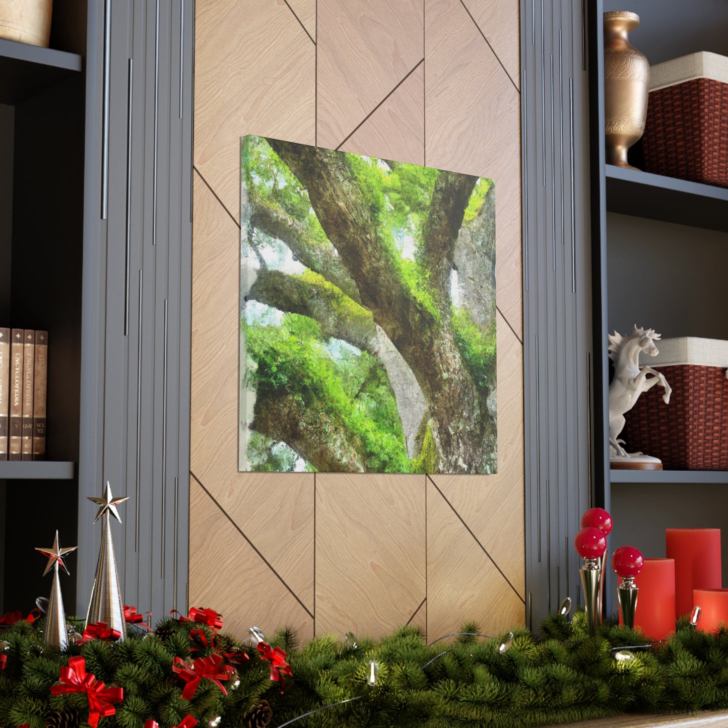 Vibrant Forest Dream. - Canvas