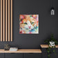 Cat Florabundance. - Canvas