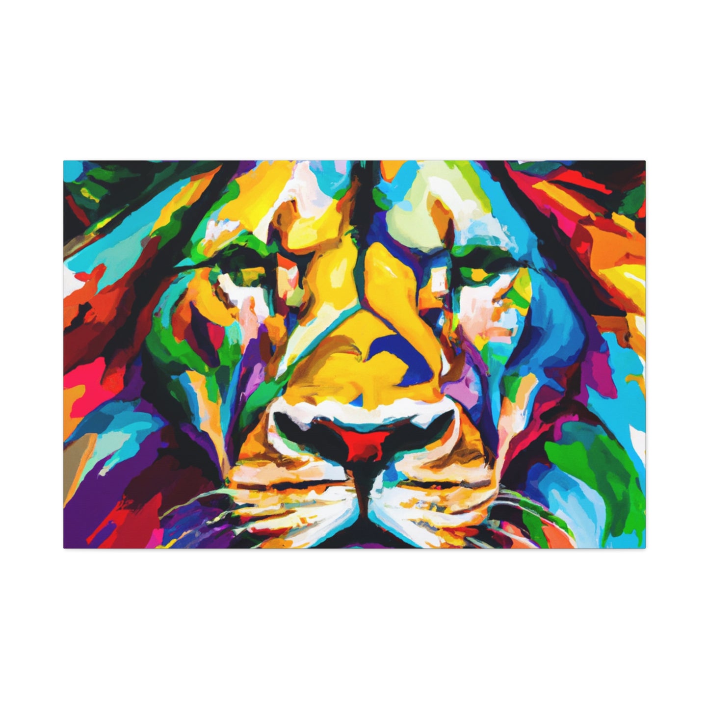 Lion Prism. - Canvas