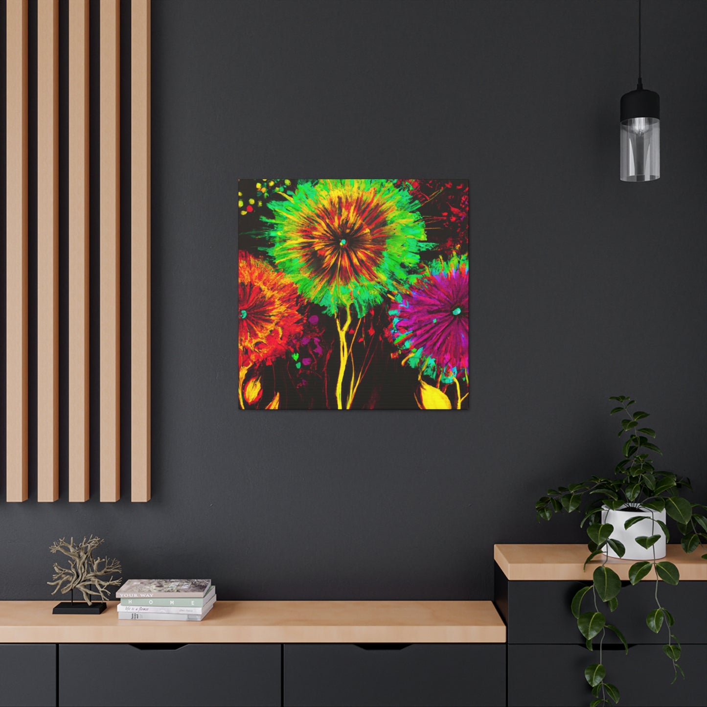 Radiant Blooms. - Canvas