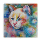 Flowered Feline - Canvas