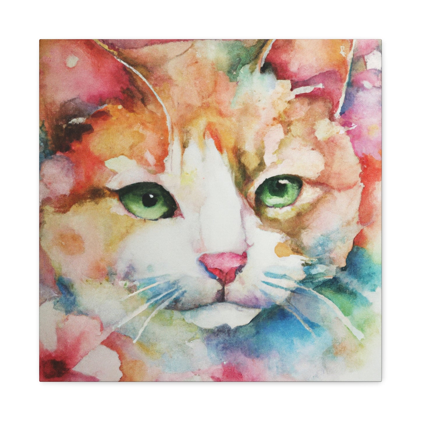 Cat Florabundance. - Canvas