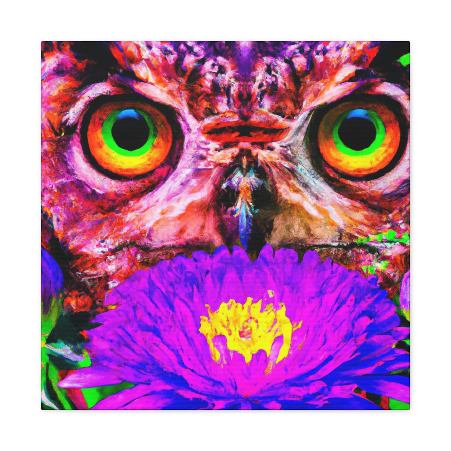 Owl's Oasis - Canvas