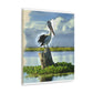 "Aqua Pelican Epic." - Canvas