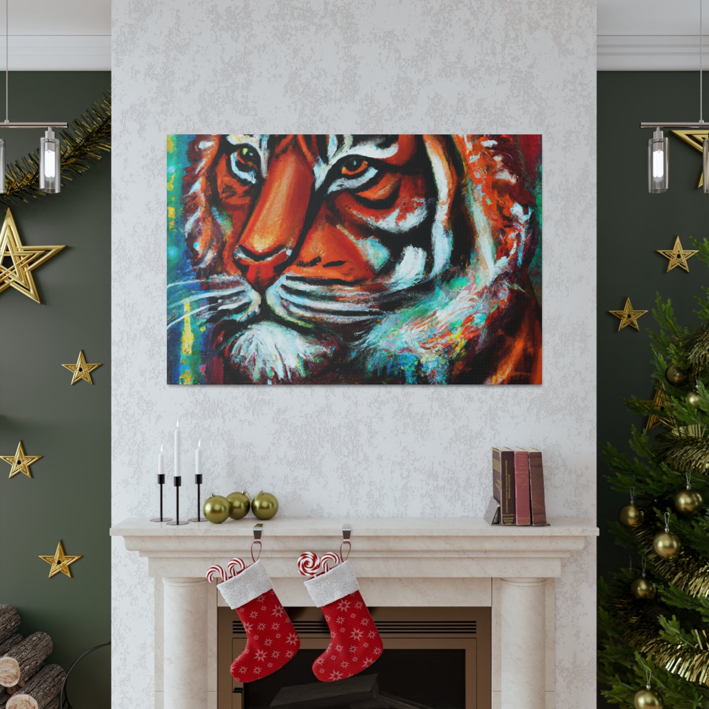 Tiger Radiance. - Canvas