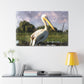 Marshy Pelican Dream - Canvas