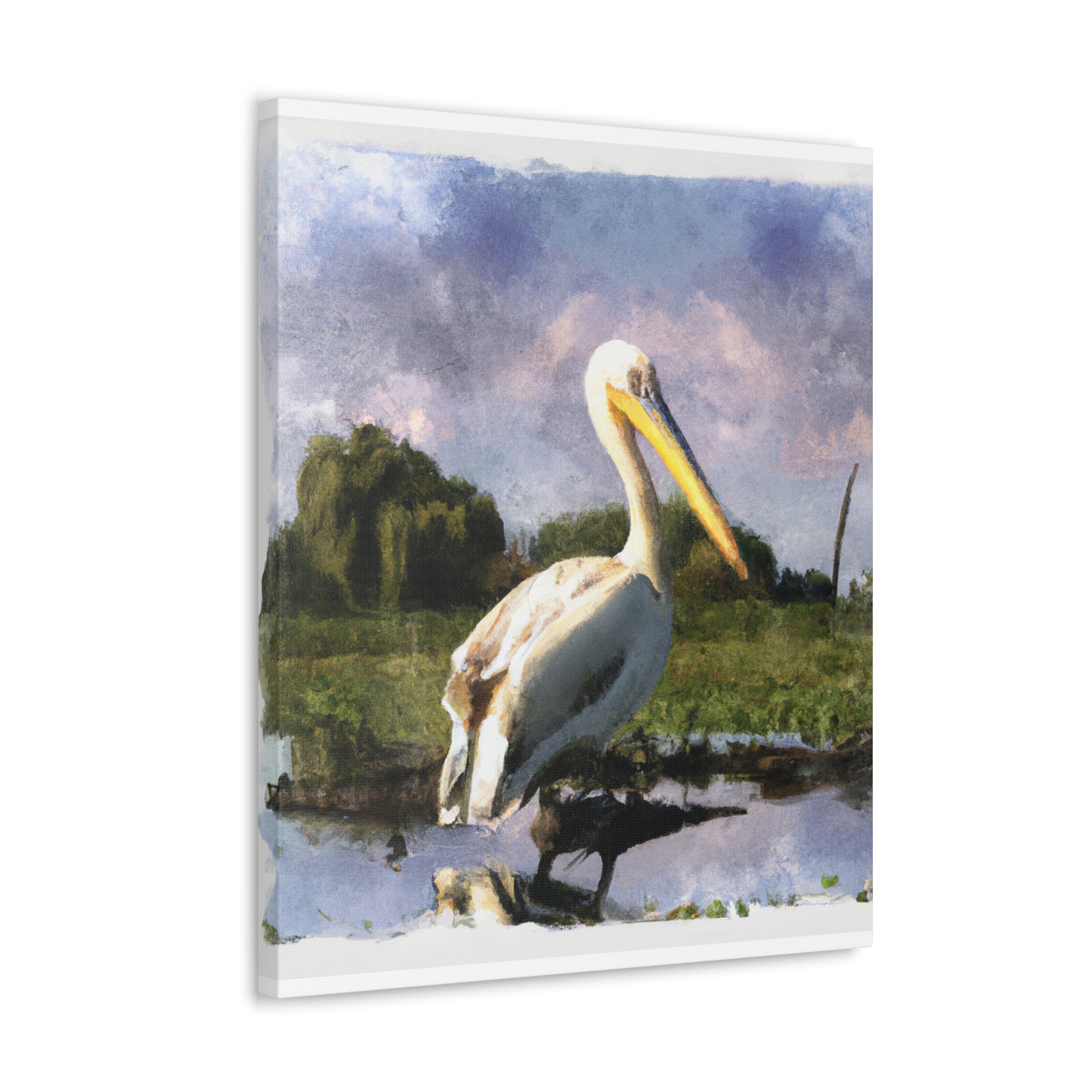 Marshy Pelican Dream - Canvas