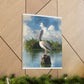 Wetland Pelican Dream. - Canvas