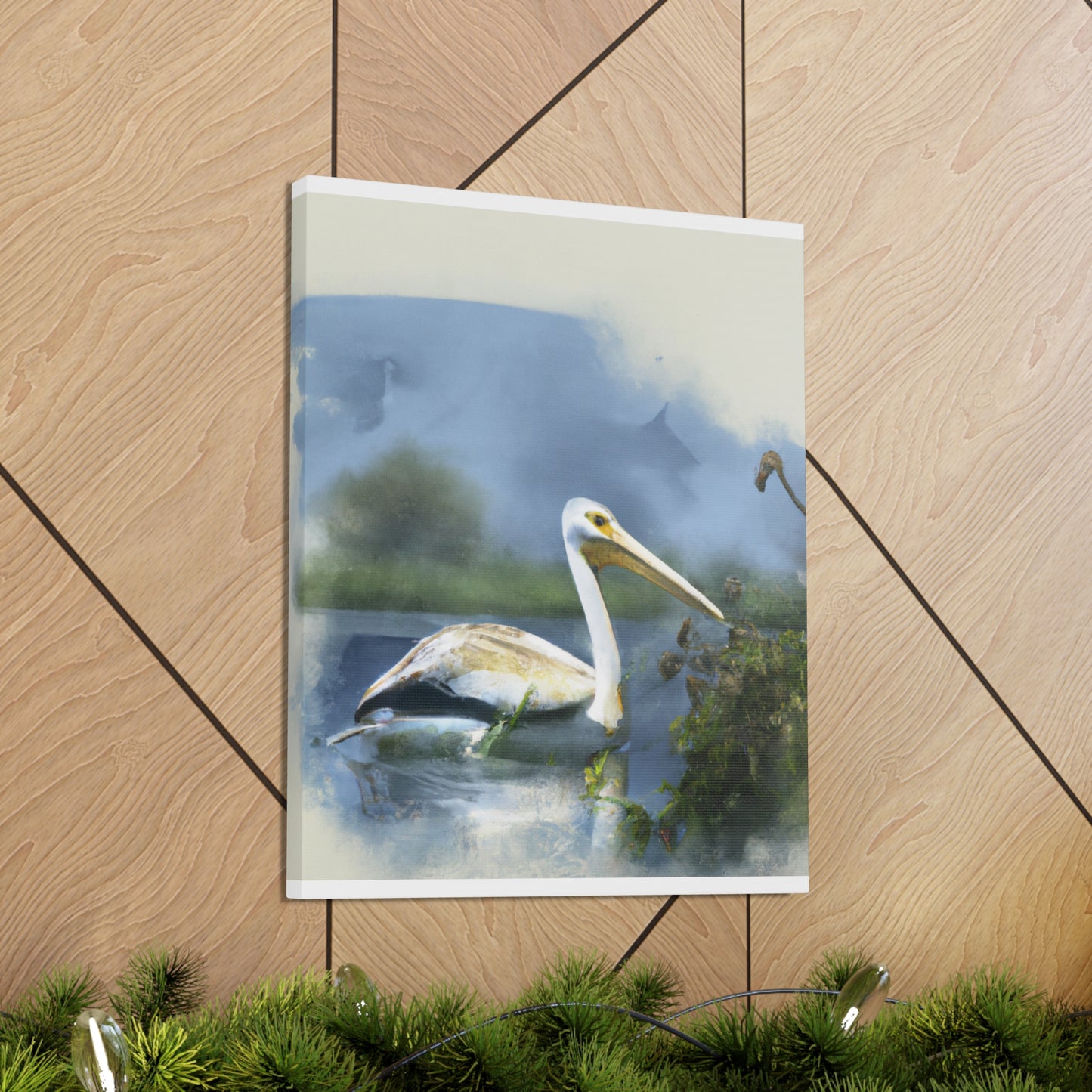 Majestic Water Pelican - Canvas