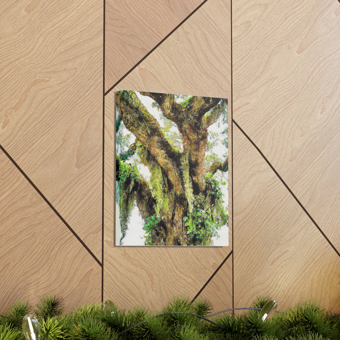 Vivid Woodland Scene - Canvas