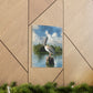 Wetland Pelican Dream. - Canvas