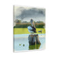 Aquatic Pelican Dream. - Canvas