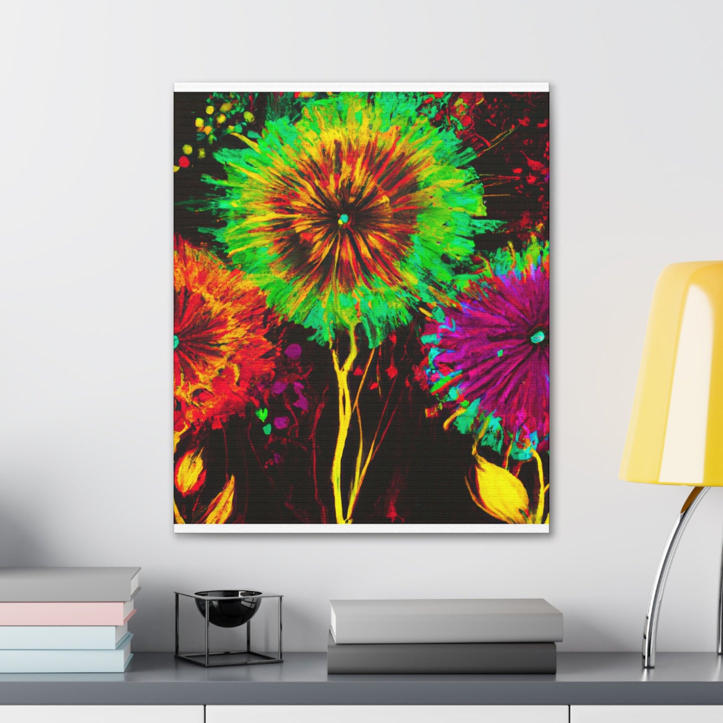 Radiant Blooms. - Canvas