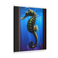 Ocean Seahorse Glint - Canvas