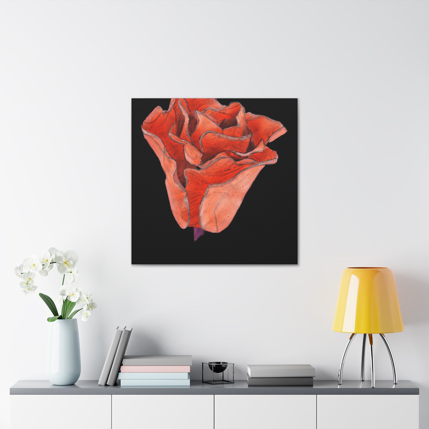 Abstract Blush Bloom - Canvas
