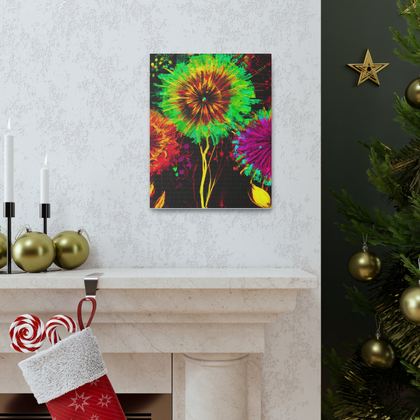 Radiant Blooms. - Canvas