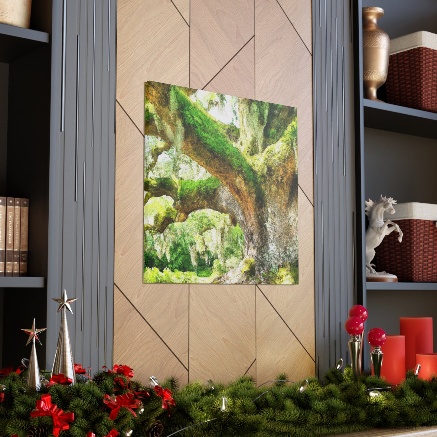 Vibrant Oak Harmony - Canvas