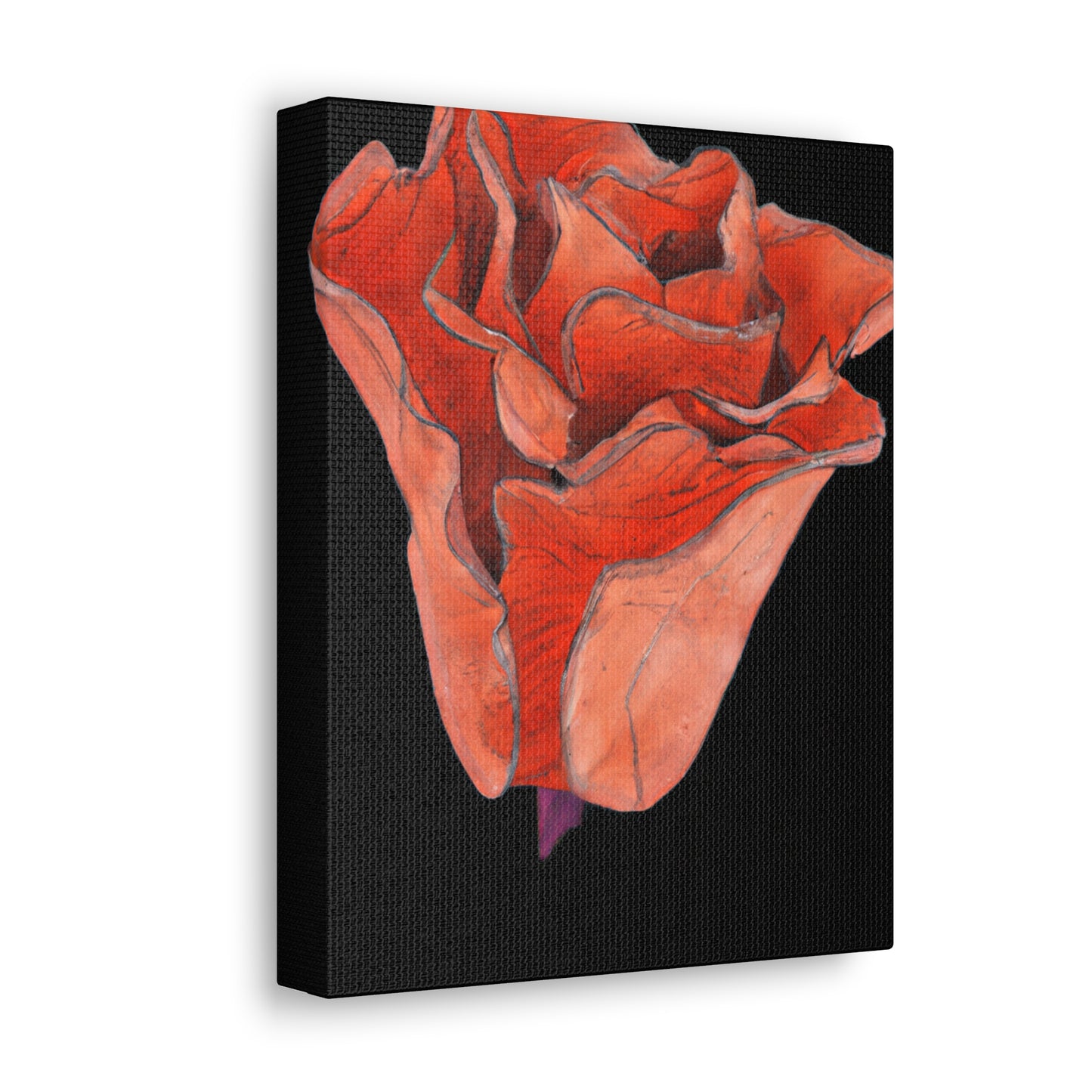 Abstract Blush Bloom - Canvas