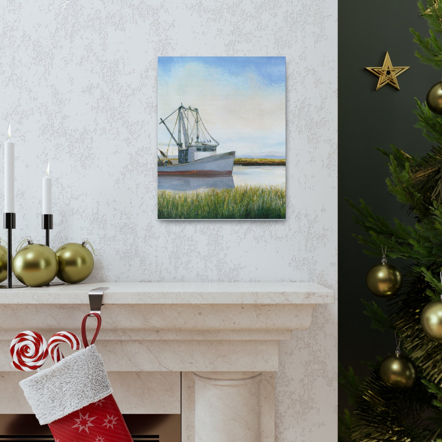 Skylit Shrimpings. - Canvas
