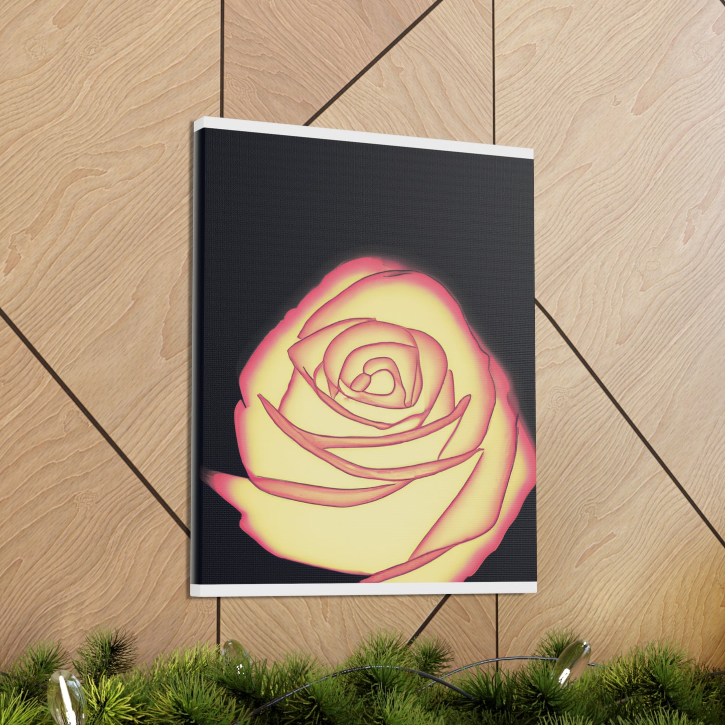Abstract Rose Bloom. - Canvas