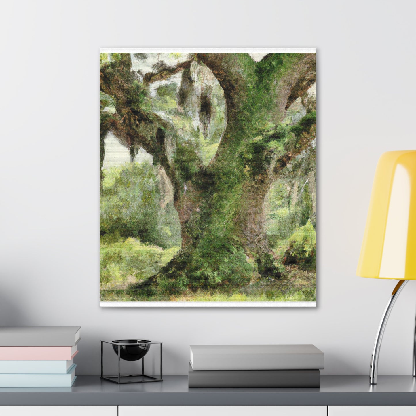 Mystic Moss Tree. - Canvas