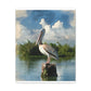 Wetland Pelican Dream. - Canvas
