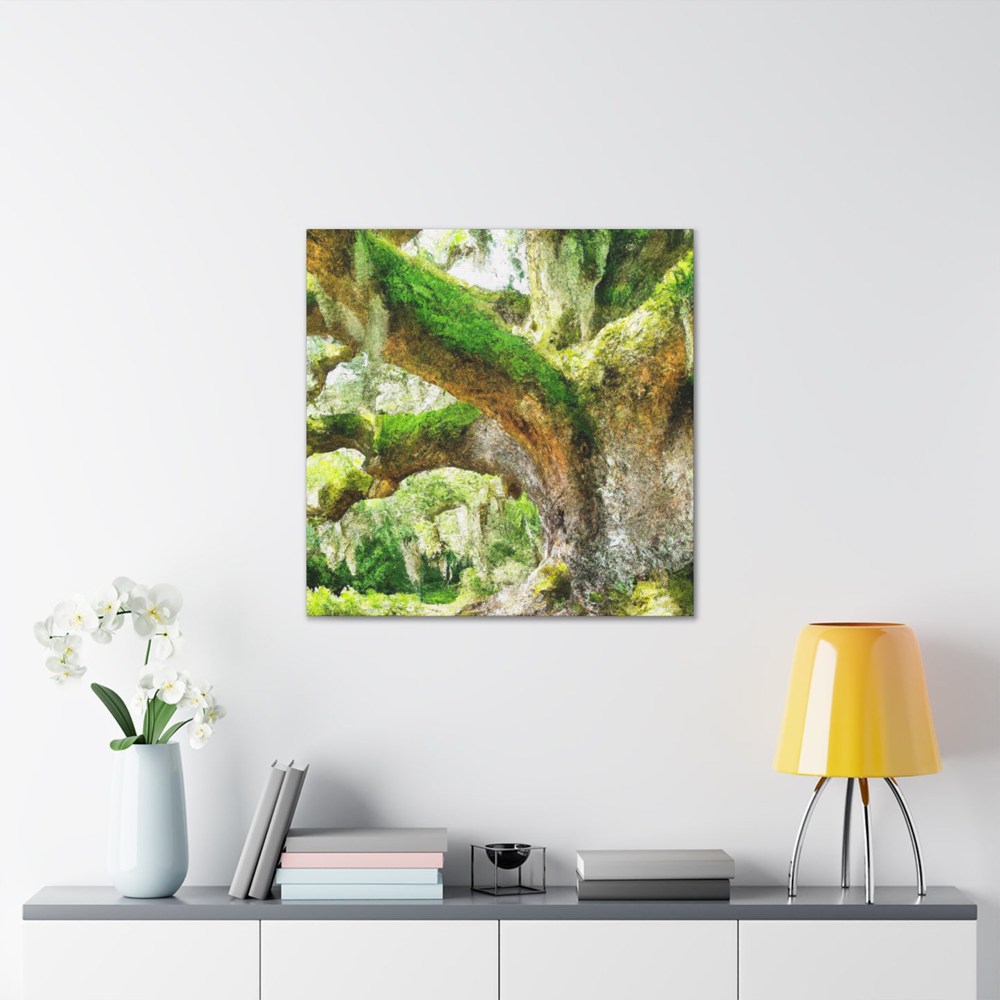 Vibrant Oak Harmony - Canvas