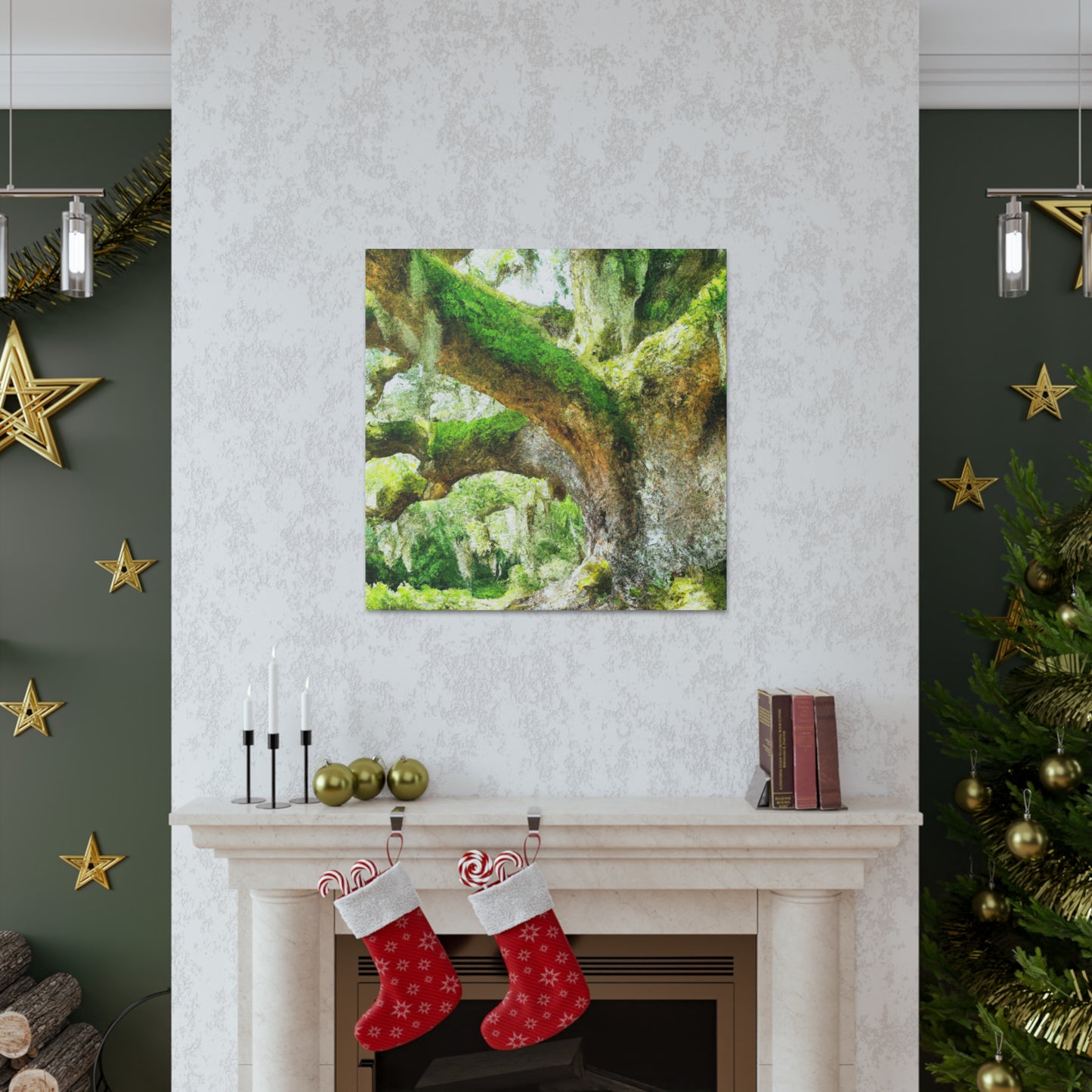 Vibrant Oak Harmony - Canvas