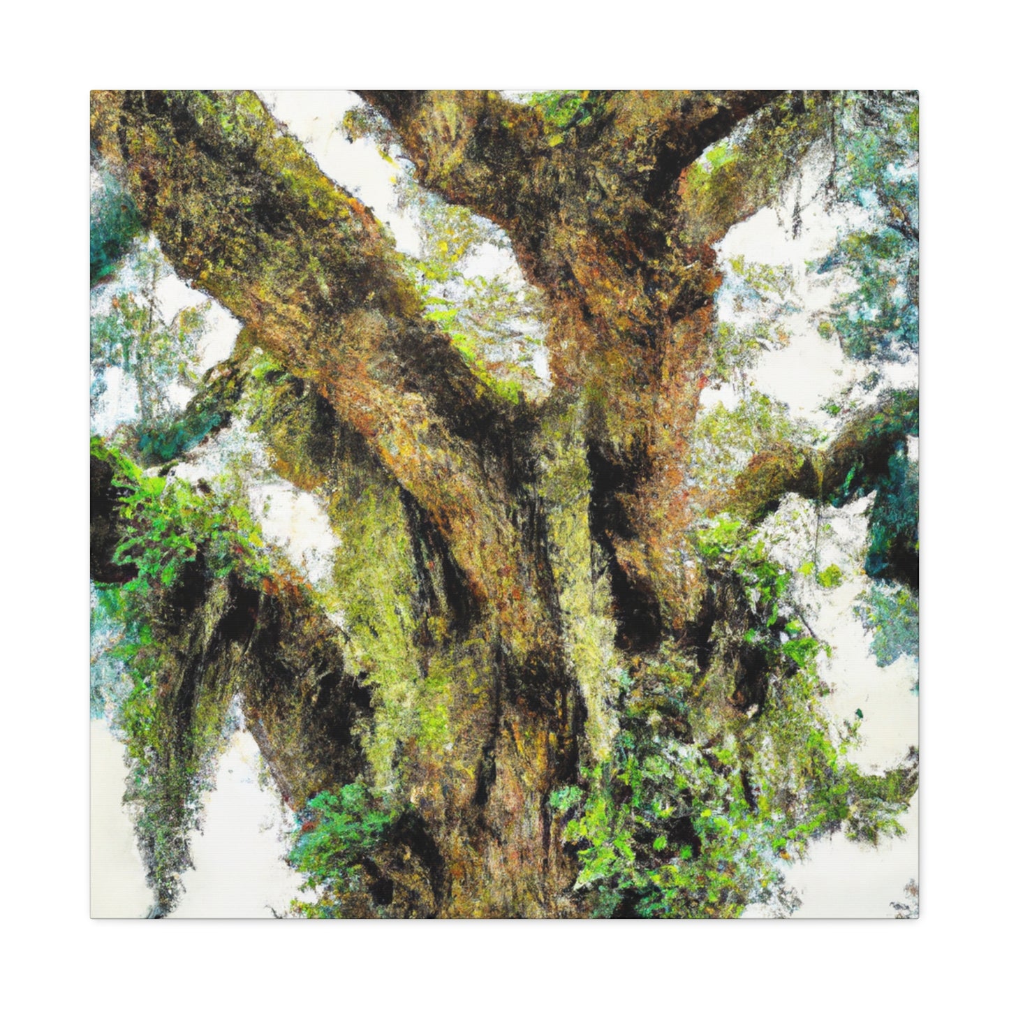Vivid Woodland Scene - Canvas