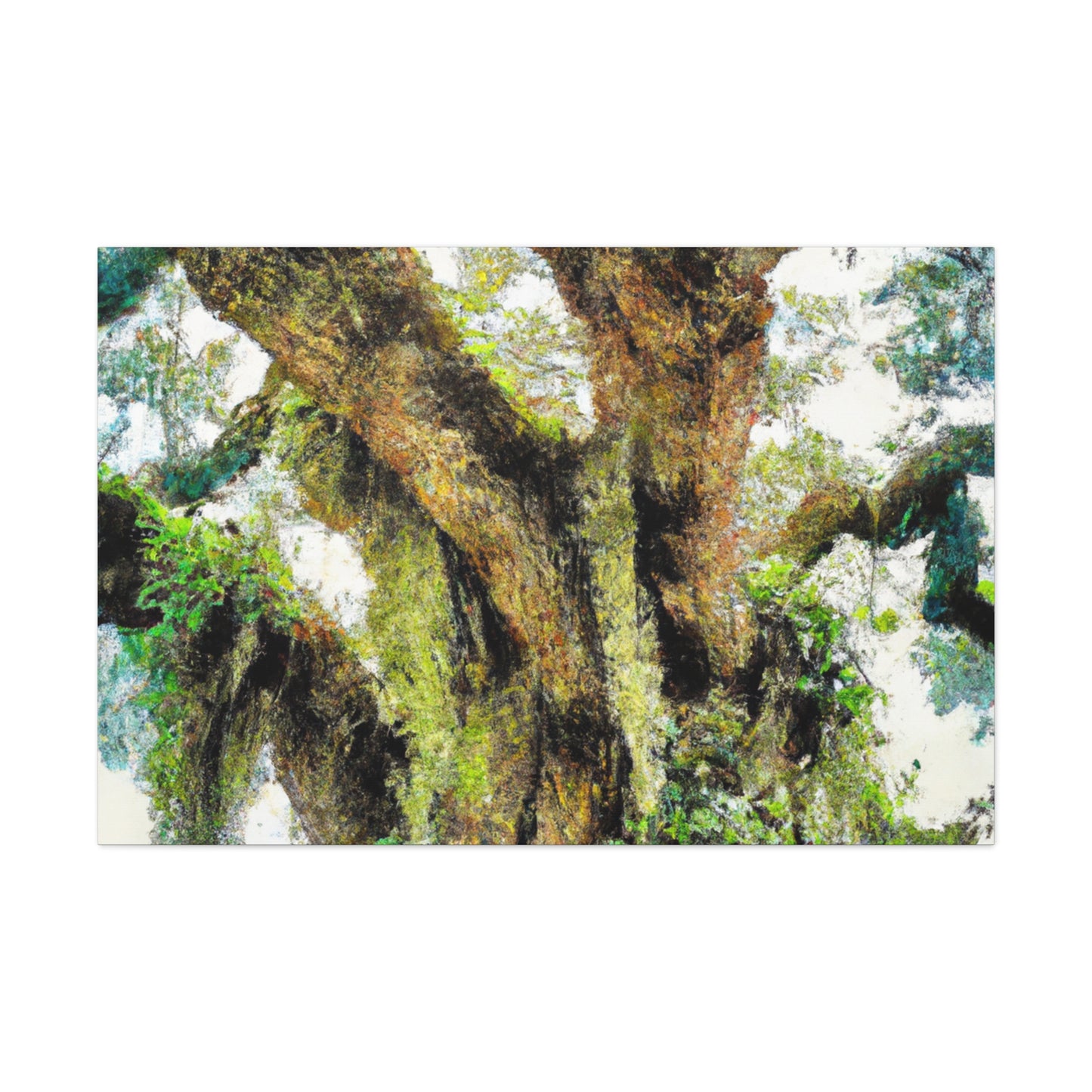 Vivid Woodland Scene - Canvas