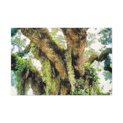 Vivid Woodland Scene - Canvas