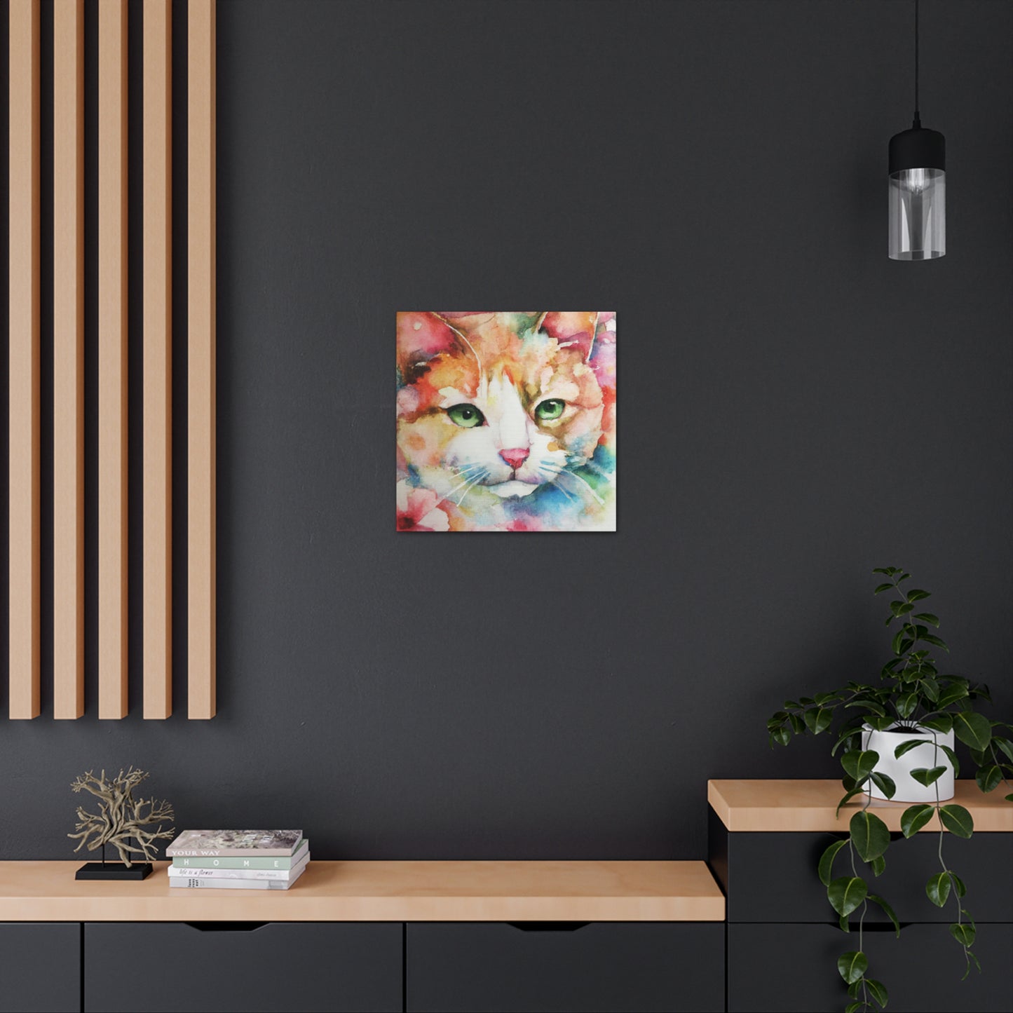 Cat Florabundance. - Canvas