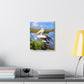 Mystic Marsh Pelican - Canvas