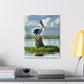 "Aqua Pelican Epic." - Canvas